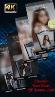 برنامه‌نما Glass PIP Lock Screen عکس از صفحه