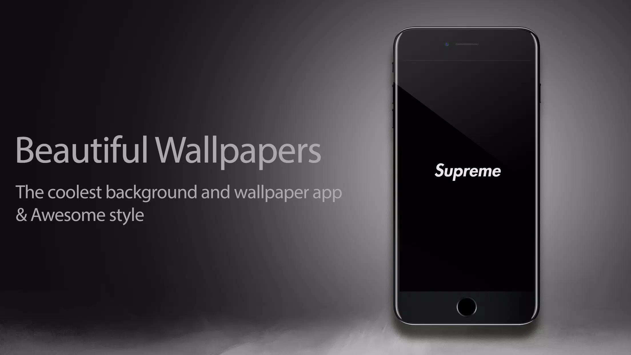 HD black supreme wallpapers