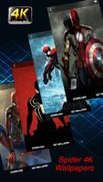 Spider Wallpapers 4K Superheroes poster