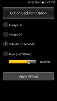 Free Galaxy Button Backlight Settings Affiche