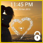 Lock Screen (live heart) ikon