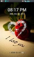 Lock Screen (live heart) syot layar 2