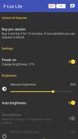 Screen Brightness Control Lite تصوير الشاشة 1