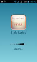 Taylor Swift Style Lyrics Free Affiche
