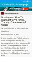 Breaking Commonwealth Games News capture d'écran 3