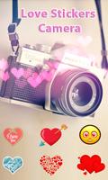 Love Stickers Camera ポスター