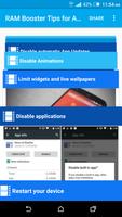RAM Booster Tips for Android постер