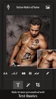 Tattoo maker of name الملصق