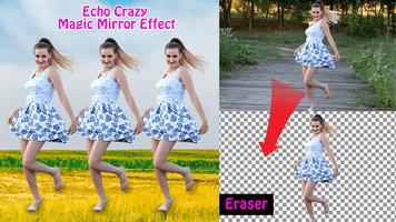 Echo Crazy Magic Mirror Effect الملصق