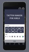 Girls tattoo maker captura de pantalla 2