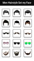 Men Hairstyle Set my Face Ekran Görüntüsü 1