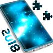Blue Lights Puzzle Game
