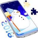Cute Snowman Puzzle Game APK