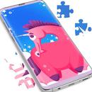Cute Pink Unicorn Puzzle Game APK