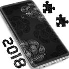 Stylish Black Puzzle Game icône