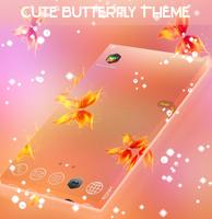 Cute Butterfly Theme syot layar 2