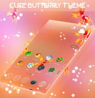 Cute Butterfly Theme syot layar 3