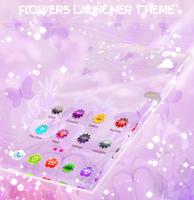 Pastel Purple Flowers Launcher screenshot 3