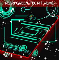 Neon Green Tech Theme capture d'écran 2