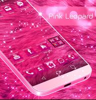 Pink Leopard Theme الملصق