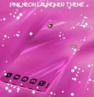 Pink Neon Launcher Theme تصوير الشاشة 2