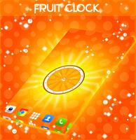 Fruit Clock Live Wallpaper capture d'écran 1