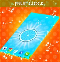 Fruit Clock Live Wallpaper capture d'écran 2