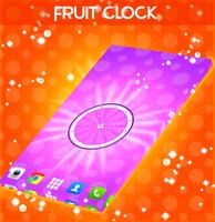 Fruit Clock Live Wallpaper capture d'écran 3