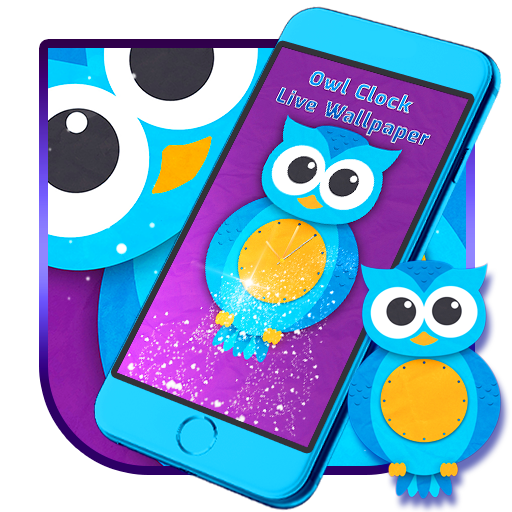 Owl Clock Live Wallpaper