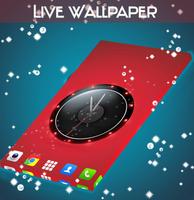 برنامه‌نما Live Wallpaper Clock for HTC عکس از صفحه