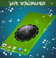 برنامه‌نما Live Wallpaper Clock for HTC عکس از صفحه