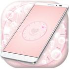 Pink Clock icon