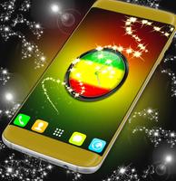 Rasta Clock Live Wallpaper captura de pantalla 3