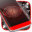 Red Clock Live Wallpaper APK