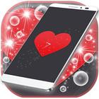 Red Heart Clock icon