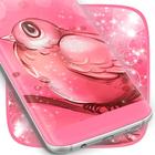 Cute Pink Bird Wallpaper icon