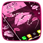 Black and Pink Live Wallpaper 图标
