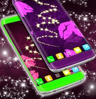 Black and Pink Live Wallpaper captura de pantalla 3