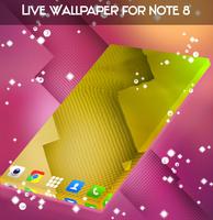 پوستر Live Wallpaper for Note 8