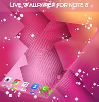 برنامه‌نما Live Wallpaper for Note 8 عکس از صفحه