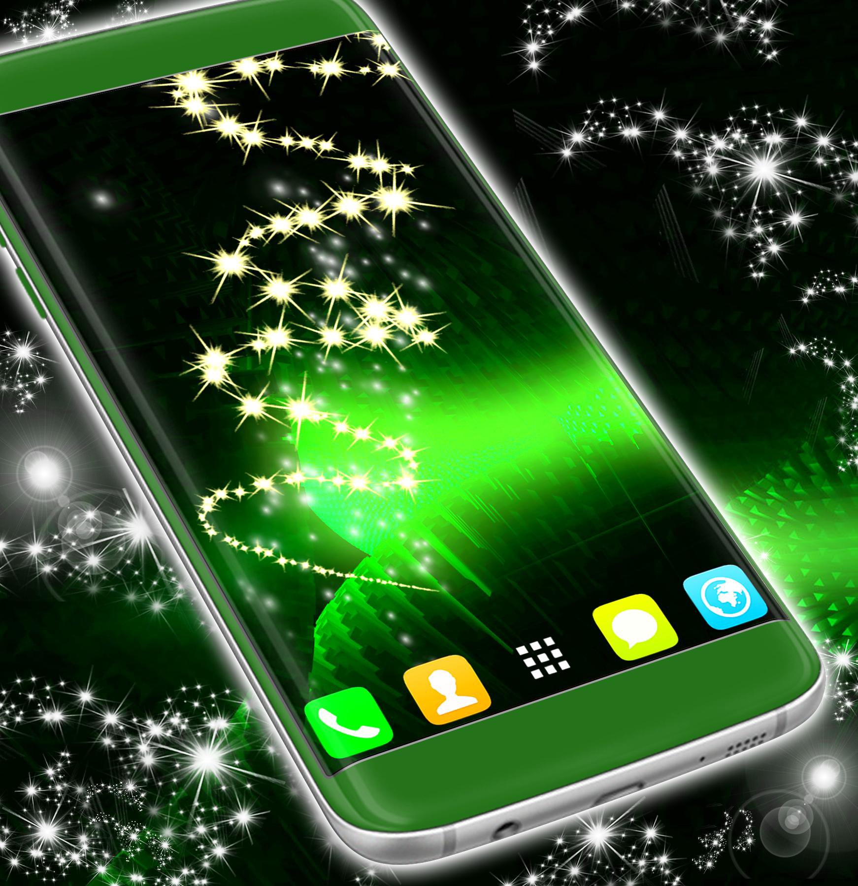 Скачать Neon Green Live Wallpaper APK для Android