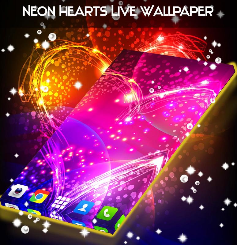 ネオンハーツライブ壁紙 apk ダウンロード 無料 カスタマイズ アプリ