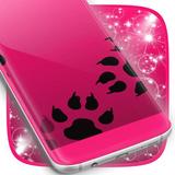 Pink Cheetah Live Wallpaper icône