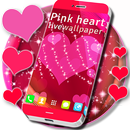 Pink Heart Live Wallpaper APK