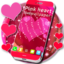 Pink Heart Live Wallpaper APK