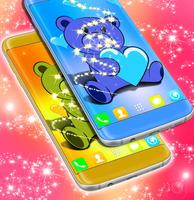 Teddy Bear Live Wallpaper اسکرین شاٹ 1