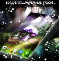 3D Live Wallpaper Mushroom Affiche