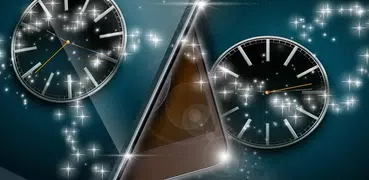 Live Wallpaper Black Clock