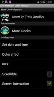Live Wallpaper Clock screenshot 1