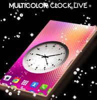 Multicolor Clock Live capture d'écran 2